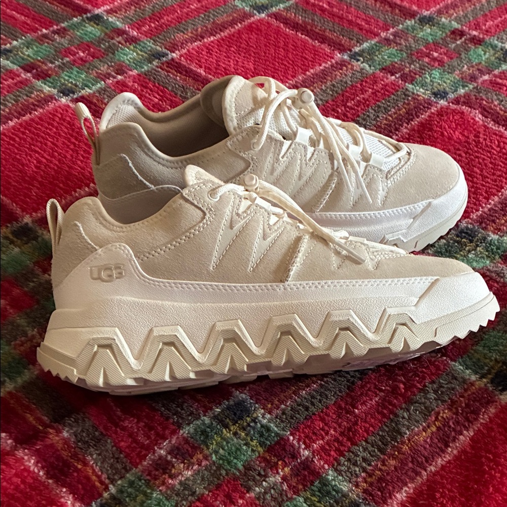 UGG Cream Chunky Sole Sneakers